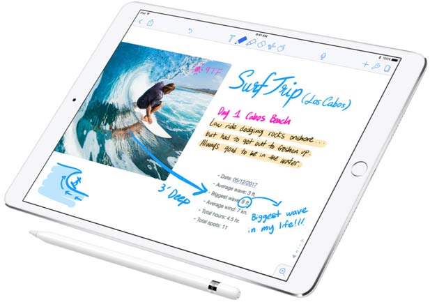 Apple iPad Pro 12.9-inch 2017 2nd gen A1670 WiFi 64GB  (Apple iPad 7,1) Detailed Tech Specs