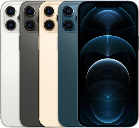 Apple iPhone 12 Pro Max 5G A2410 Dual SIM TD-LTE JP CA 512GB  (Apple iPhone 13,4) Detailed Tech Specs