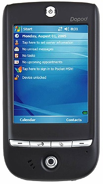 Dopod P100  (HTC Galaxy 100) Detailed Tech Specs