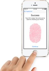 APPLE IPHONE 5S TOUCHID IN USE