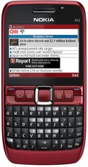 NOKIA E63 FRONT RED
