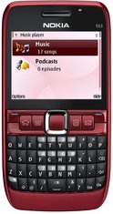 NOKIA E63 FRONT RED 2