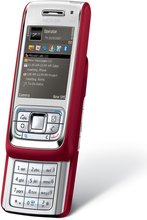 NOKIA E65 FRONT ANGLED OPEN RED