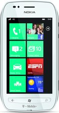 nokia lumia 710 t-mobile white front