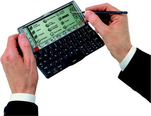 PSION SERIES 5MX IN HAND