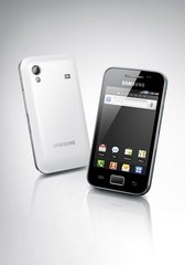 SAMSUNG GALAXY ACE WHITE BACK FRONT
