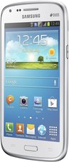 SAMSUNG GALAXY CORE FRONT LEFT WHITE