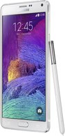 SAMSUNG GALAXY NOTE 4 FROST WHITE LEFT-45-DEGREE-PEN 011