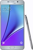 SAMSUNG GALAXY NOTE 5 FRONT WITH SPEN SILVER TITANIUM