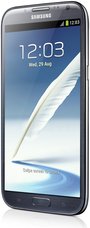 SAMSUNG GALAXY NOTE II FRONT RIGHT GRAY