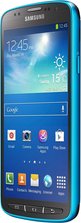 SAMSUNG GALAXY S4 ACTIVE FRONT LEFT BLUE