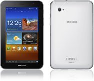SAMSUNG GALAXY TAB 7.0 PLUS PRODUCT IMAGE FRONT WHITE BACK