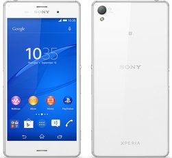 SONY XPERIA Z3 WHITE BACK FRONT