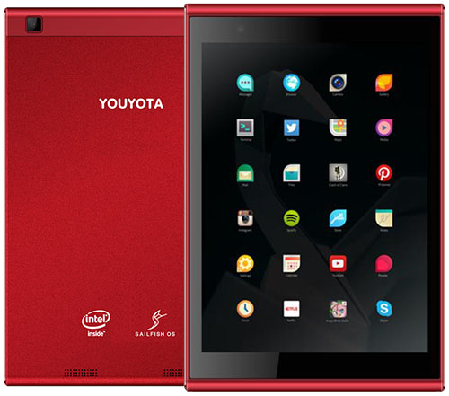 Jolla Youyota Sailfish Tablet 64GB Detailed Tech Specs