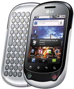 LG C550 Optimus Chat Detailed Tech Specs