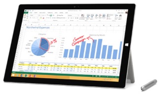 Microsoft Surface Pro 3 Tablet 64GB 1631 Detailed Tech Specs