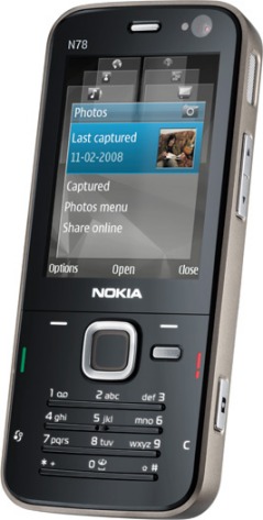 Nokia N78 Detailed Tech Specs