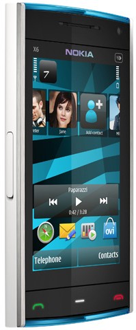 Nokia X6 8GB  (Nokia Alvin) Detailed Tech Specs