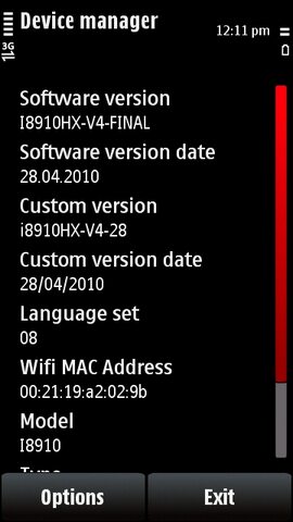 Samsung GT-i8910 Firmware Update i8910HX-V4-28 datasheet