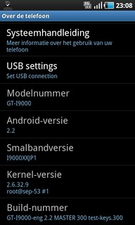 Samsung GT-i9000 Galaxy S Android 2.2 OS Update  I9000XXJP1 image image