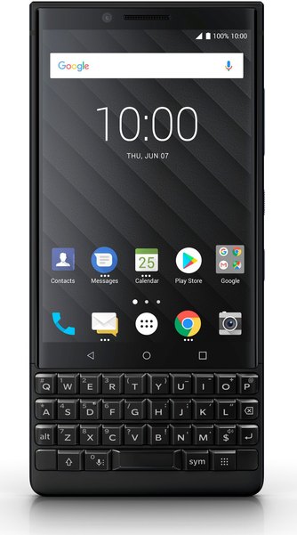 RIM BlackBerry KEY2 BBF100-2 TD-LTE AM 128GB  (TCL Athena) Detailed Tech Specs
