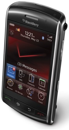 RIM BlackBerry Storm 9530 / 9530T  (RIM Thunder) Detailed Tech Specs