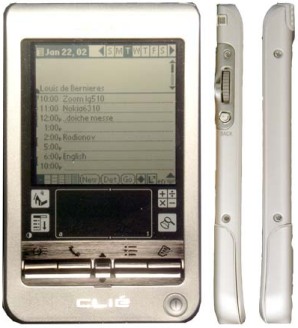 Sony Clie PEG-T415C / PEG-T425C Detailed Tech Specs