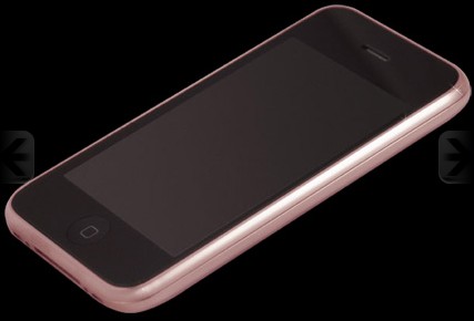 Stuart Hughes iPhone 3GS 18ct Solid Rose Gold Diamond  (Apple iPhone 2,1) image image