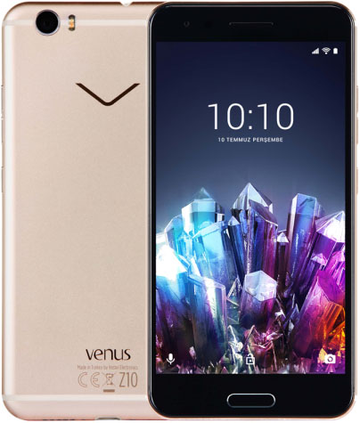 Vestel Venus Z10 Dual SIM LTE-A Altyn / Siyah / Safir Detailed Tech Specs