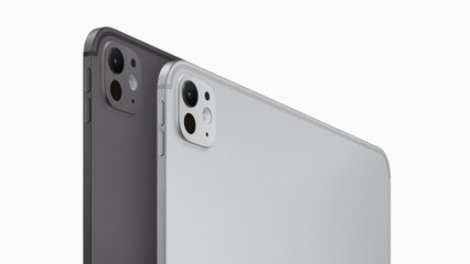 apple ipad pro 2024 camera close up