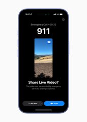 APPLE IPHONE 16 EMERGENCY SOS LIVE VIDEO