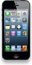 apple iphone 5 black front