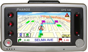 Pharos Drive GPS 140 Detailed Tech Specs