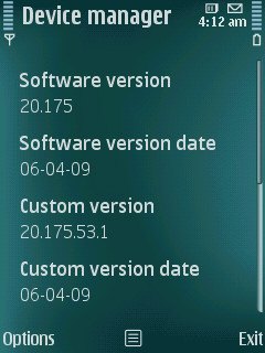 Nokia N85 Firmware Update v20.175 datasheet