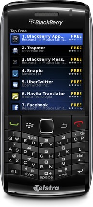 Telstra BlackBerry Pearl 9100  (RIM Stratus) Detailed Tech Specs