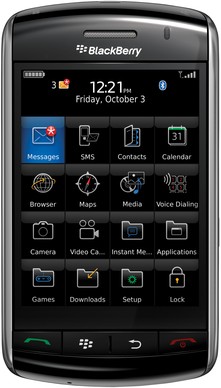 RIM BlackBerry Storm 9500  (RIM Thunder) Detailed Tech Specs