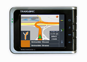 Sistema di navigazione mobile Transonic PNA 6000t con 6 Navigator Navigon 